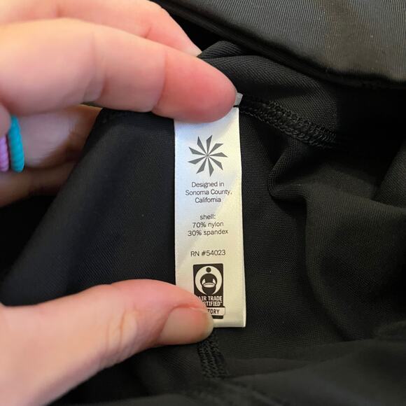 Athleta Small Petite Black Leggings - Picture 5 of 8